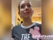 Preview 2 of Porn VLOG w/ behind the scenes & mini customs lactating feet & soles asshole SPH & more - Lelu Love