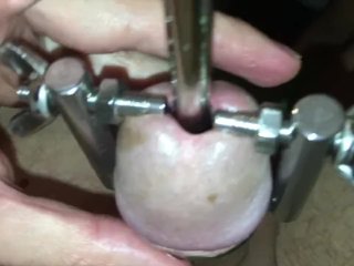 Urethral Stretching with Super Device! My Urethra Is Filled withSperm.