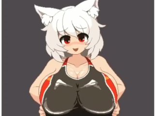 Succubus usando sus tetas para hacer pajas