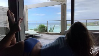 Dani Daniels . com Island Bliss Orgasm with Travel Vibe