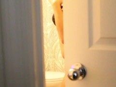 Peeping Tom Watches Olivia In The Bathroom - Screenshot 13 of 16 - Mother