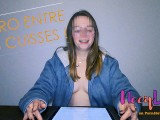 French amateur - Had an orgasm during hysterical reading with a vibrator between my legs - Chapter 1