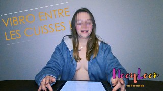 Franse amateur - Had een orgasme tijdens hysterisch lezen met een vibrator tussen mijn benen - Hoofdstuk 1