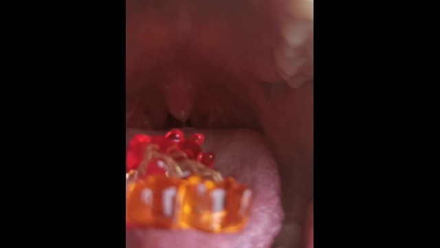Gummy Bear Porn - Kink Latin Point-Of-View Gummy-Bears Ositos-Goma Vore Mouth-Fetish Gian
