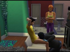 Sex in a disco with a DJ on a music stand. In front of everyone | Game 3d