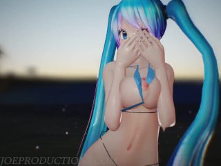 Miku Not Shy Outside Beach Stage 1158