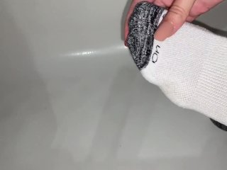 Foot Oil Massage in Socks