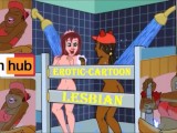 LESBIAN COMPILATION DRAWN Лесбиянка подборка дилдо мастурбация лизание пизды мультфильм лесбиянка