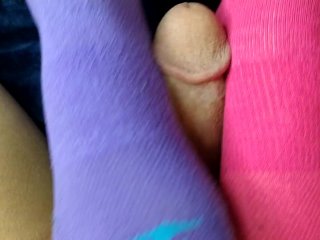 footjob, socks, feet worship, feet fetish