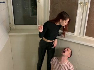 verified amateurs, spitting mouth, spit femdom, red head