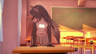 Пушистый Яой - Презентационный персонаж Собака Дого