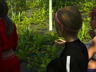 3d, butt, red head, pc gameplay