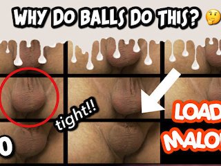 balls tighening, testicles, parody, masturbate