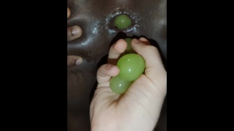 Grapes in the ass