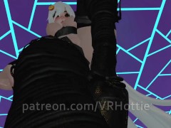 Slamming Your Face With Thicc Thighs Cock Riding White Hair Fat Ass Heels POV Lap Dance