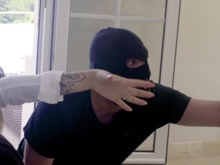 Horny Russian hottie Misha Maver demands hardcore pussy fucking from robber