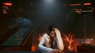 Exploring Cyberpunk 2077 street Gameplay Part 20 Meeting a princess