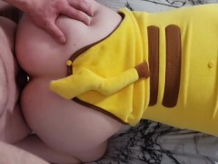 Dressed up big tits Blonde babe gets fucked hard in all of her holes pokemon/pikachu cosplay preview