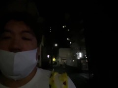 深夜の六本木を徘徊し、恐怖におののく動画