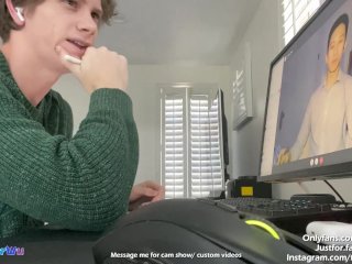 Twink jerks off with Asian classmate on facetime (Tyler Wu & Shane Hall) screenshot number 1