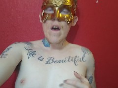 Masked Trans Man