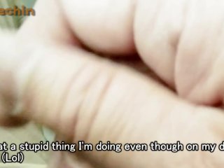 When I was PLAYING with MY PENIS on the TRAIN, I was almost on the VERGE of EJACULATION!