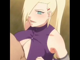 naruto, hentai, boobjob, ino