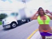 Preview 1 of BANGBROS - Busty Latin MILF Julianna Vega Riding Big Cock Like A Pro On AssParade