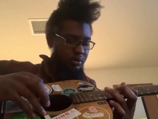 Having some fun playing to a nice tune