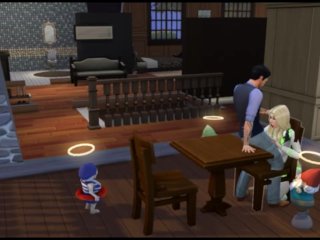 Sex with an alien. The girl arrived from another planet for sex  whims sims