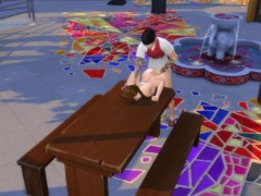 Anal sex on the street near the trash can. Public sex in the city | sex mod PC Game