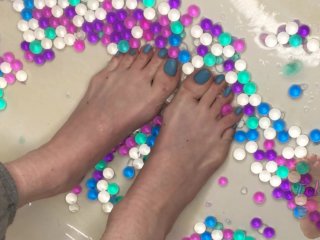 toes, 4k pov, point of view, orbeez