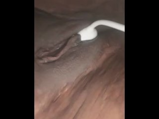 masturbation, chatte noire, vertical video, solo female