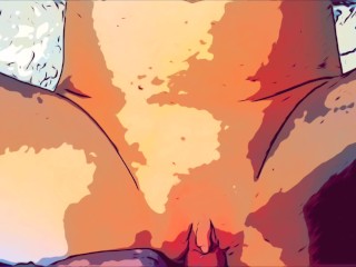 Comic Style Compilation of Fuck, Suck and Cum