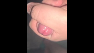 19 Year old's quick play with my tight cock after a steamy shower