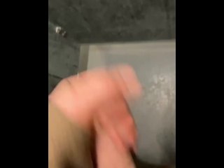 vertical video, Quicky Public, big dick, masturbation