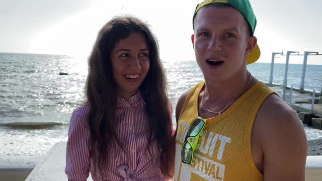 Girl makes her Cuckold Boyfriend Suck Cock