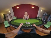 Preview 1 of Blonde Babe Cherry Kiss Fucks With You On Poker Table