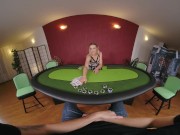 Preview 2 of Blonde Babe Cherry Kiss Fucks With You On Poker Table