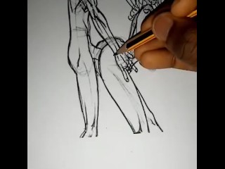Drawing Sex Videos - Painal drawing Sex art# 01 GizmoXXX Video