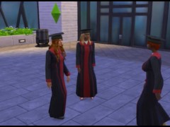 Video Orgies of students at the graduation. Group porn students | Game 3d