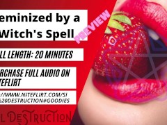 Feminized by a WITCH'S Spell Teaser (Witchcraft Feminization)