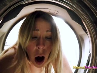 Fucking My Hot Step Mom While She_Is Stuck in the Dryer - Nikki_Brooks