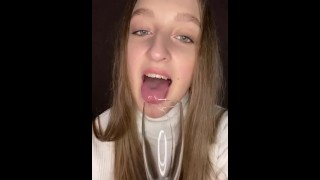 Drooling In Glass Uvula Show