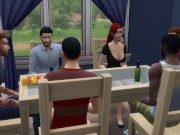 Preview 5 of DDSims - Cuckold Allows Strangers to Gangbang his Wife - Sims 4