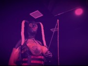Preview 1 of The Slave pleasure the divine Pussy of "Dark Dea"The Ebony Goddess,Queen Latex Fetish Bdsm