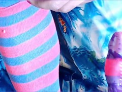 XL Nox milking cum from femboi CD