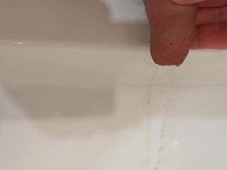 I pee, jerk off, wash my dick. Ready to stick it in your holes.