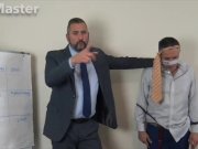 Boss Humiliates and Bullies Employee with Wedgies and Face Slaps ...