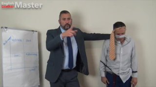 PREVIEW The Boss Humiliates And Bullies An Employee By Using Wedgies And Face Slaps
